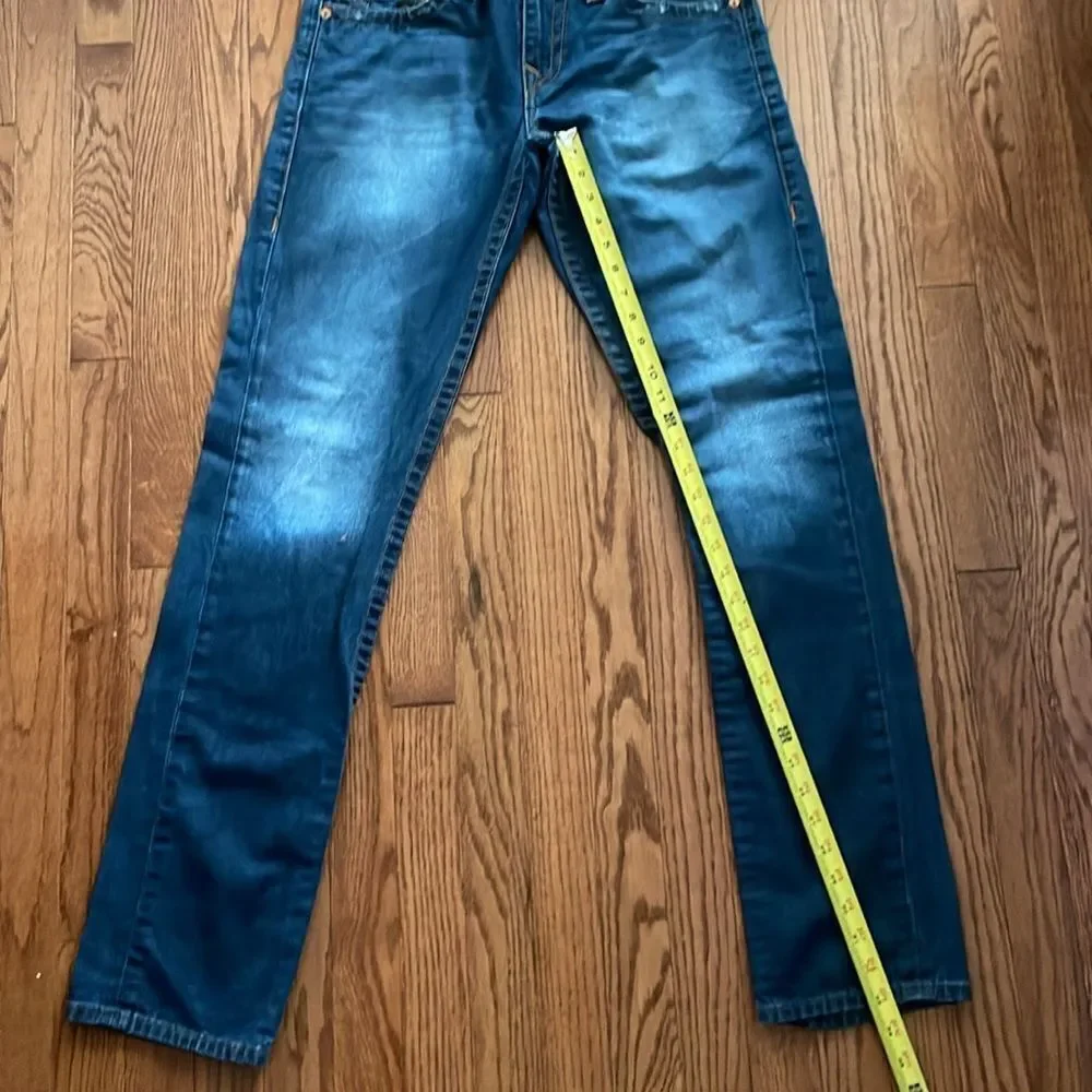 True Religion World Tour Slim Without Flaps Jeans Sz 30